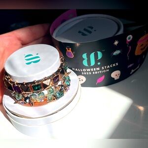 RARE BP Bomb Party Halloween Stacks What’s Up Witches Bracelet Set